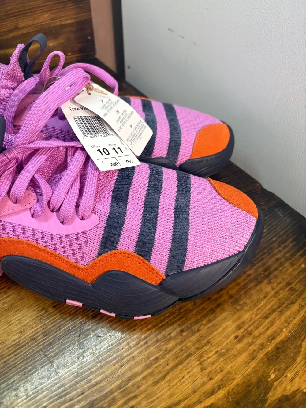 Adidas Pink Tennis Shoes Size 10